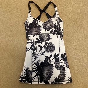 Lululemon floral tank